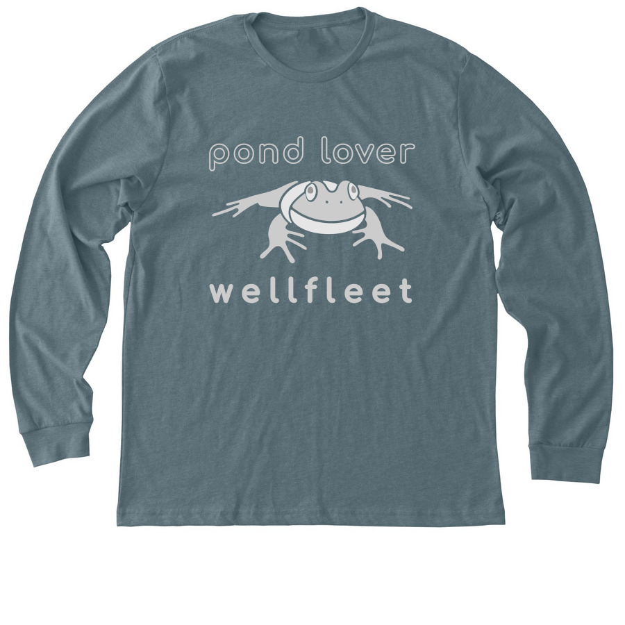 pond lover BW LONG T-SHIRTS, a Heather Slate Premium Long Sleeve Tee