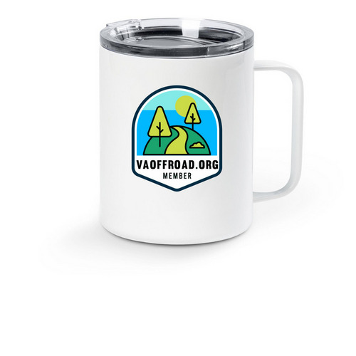 Travel Mug, a White Stainless Steel Travel Mug