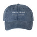 Yoga for the Mind Collection, a Navy Printed Pigment Dye Baseball Cap
