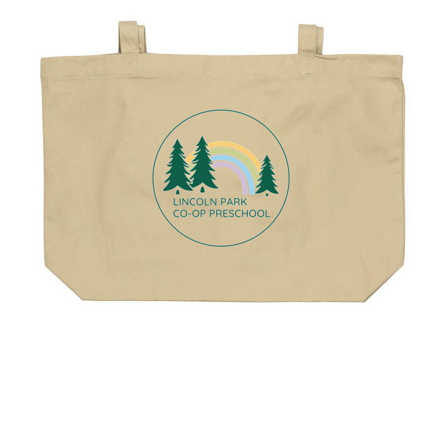 Lincoln Park Totes!, a Oyster Large Organic Cotton Tote Bag