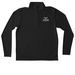 Men's Black Performance Quarter Zip, a Black Unisex Performance Quarter Zip Pullover