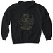 Bravo Flight Sergeant - CORRECTED, a Black Gildan Softstyle Pullover Hoodie (back-view)