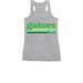 Gators retro stripe, a Athletic Heather Women's Racerback
