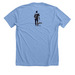 Liquid Sunshine, a Heather Carolina Blue Premium Unisex Tee (back-view)