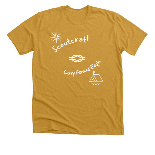 Scoutcraft FE 2026, a Heather Mustard Premium Unisex Tee