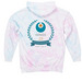 WINGS Field Trip Adult Tie Dye Hoodie, a Cotton Candy Tie Dye Pullover Hoodie (back-view)