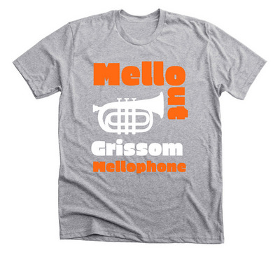 Mellophone Shirt, a Athletic Heather Premium Unisex Tee