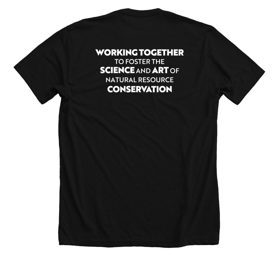 Rad..., a Solid Black Blend Premium Unisex Tee (back-view)