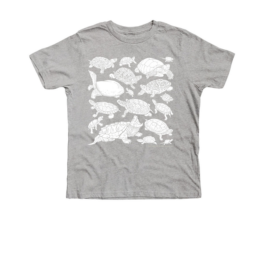 Youth North American Turtle Shirt!, a Athletic Heather Premium Youth Tee