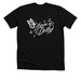 Krewe of Dolly White Logo Adult and Child, a Solid Black Blend Premium Unisex Tee
