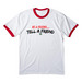 Be A Friend Collection, a White/ Red Cotton Ringer Tee