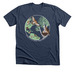 Central Flyway Broad-winged Hawk Project, a Heather Navy Premium Unisex Tee
