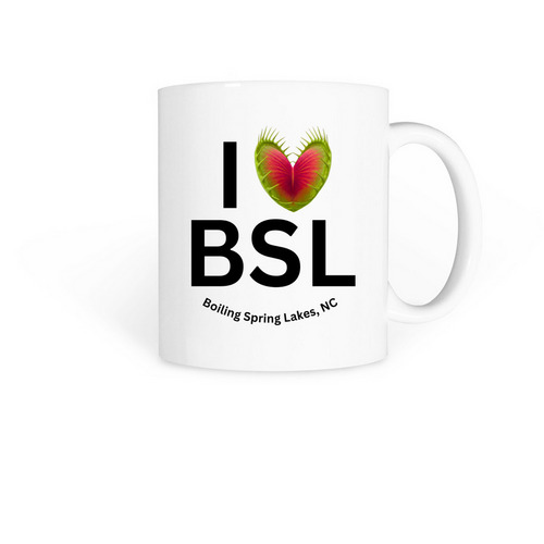 I love BSL Mug, a White Coffee Mug