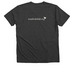 Help Keep Wild Birds Wild, a Dark Grey Heather Premium V-Neck Tee (back-view)