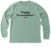 Virginia Is for Homeschoolers, a Heather Dusty Blue Premium Long Sleeve Tee