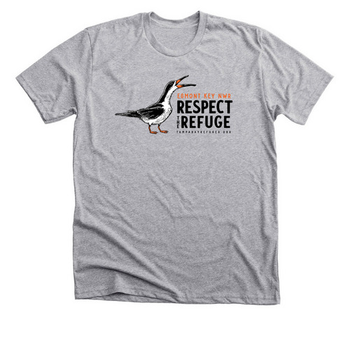Egmont Key Respect the Refuge T-Shirts, a Athletic Heather Premium Unisex Tee