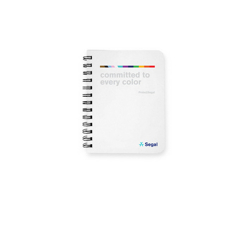 Pride@Segal - 2024 C, a White Spiral Notebook