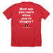 Back to School T-shirt&nbsp;, a Heather Red Premium Unisex Tee (back-view)