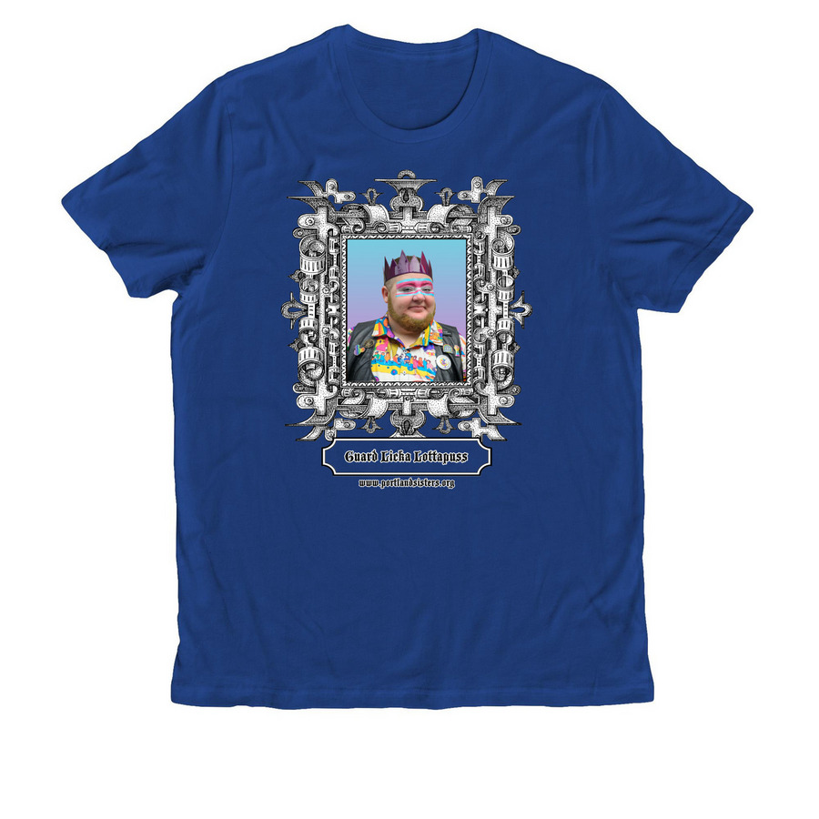 Guard Licka Lottapuss T-Shirts, a Andromeda Blue Allmade Organic Cotton Unisex Tee