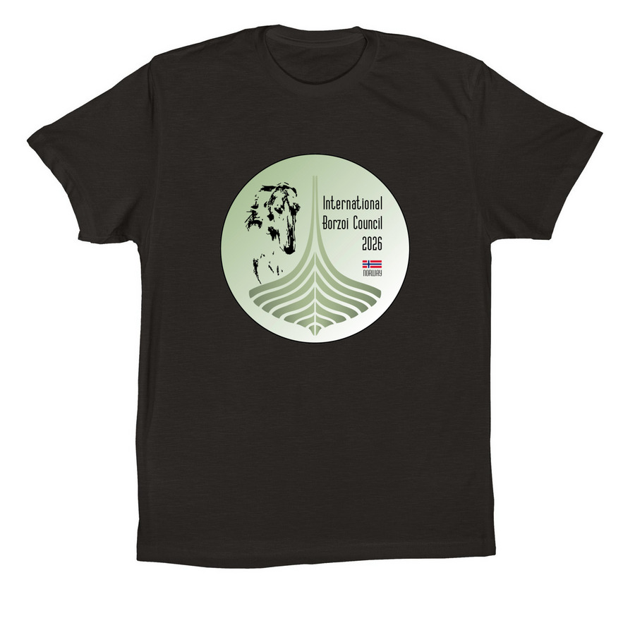 IBC 2026 Large Logo, a Black Premium Cotton Tee