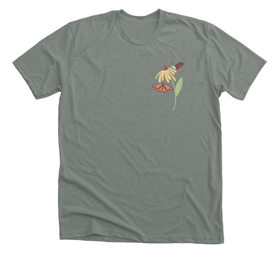 Pollinate, a Deep Heather Premium Unisex Tee