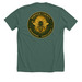 NCBA Tops, a Heather Forest Premium Unisex Tee (back-view)