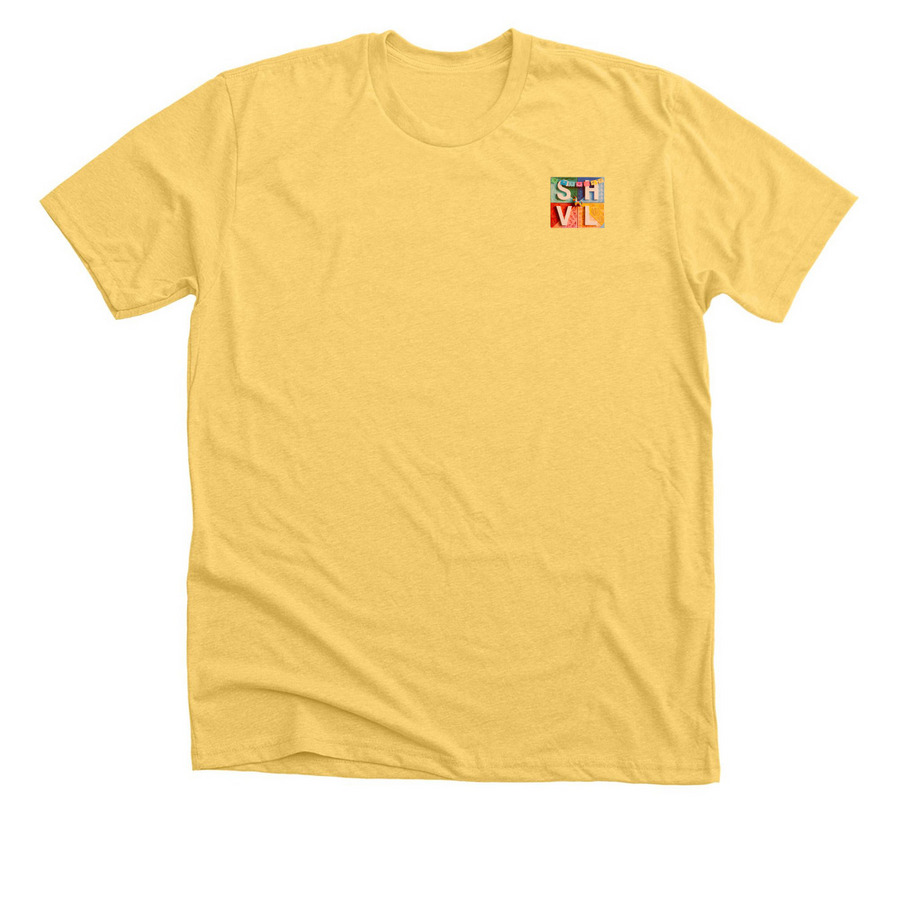 San Antonio 2, a Heather Yellow Gold Premium Unisex Tee