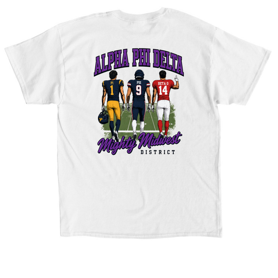 ??? Midwest District, a White Classic Unisex Tee (back-view)