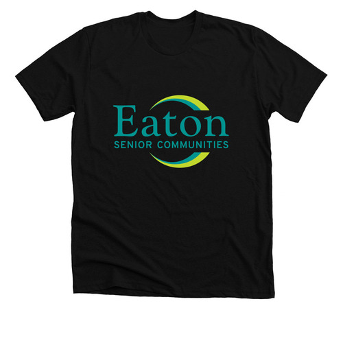 Classic Eaton Logo, a Solid Black Blend Premium Unisex Tee