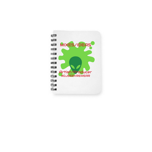 #DJSEEKREWEAR&nbsp;, a White Spiral Notebook
