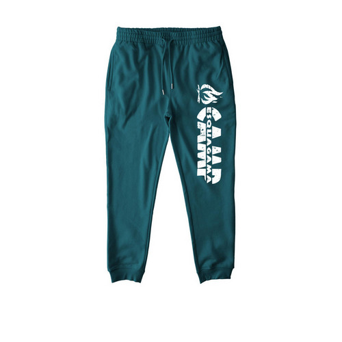 Sweatpants! - White Print, a Stargazer Stanley/Stella Unisex Flyer Jogger