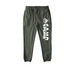 Sweatpants! - White Print, a Khaki Green Stanley/Stella Unisex Flyer Jogger