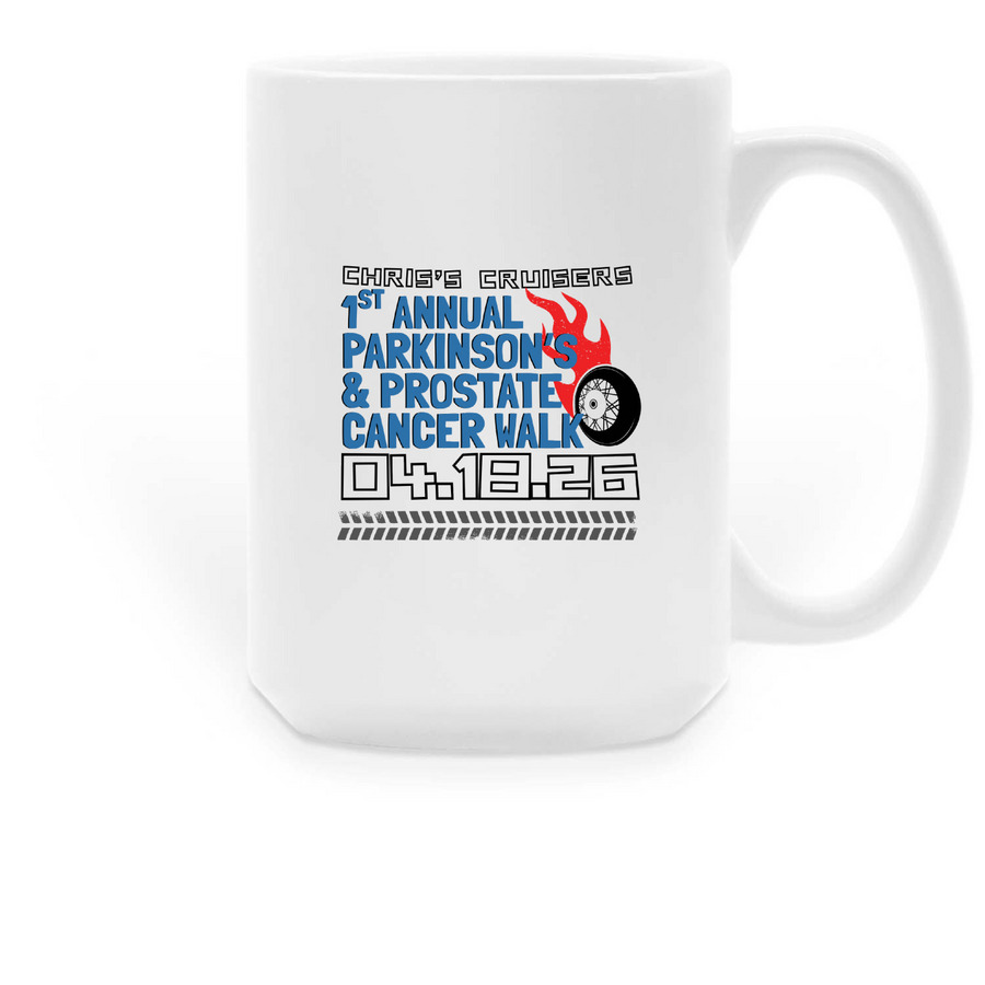 Emaw's Mug for Chris's Cruisers, a White Large Coffee Mug