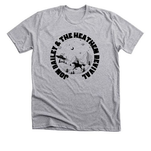 Space Cowboy, a Athletic Heather Premium Unisex Tee