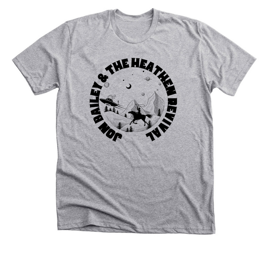 Space Cowboy, a Athletic Heather Premium Unisex Tee