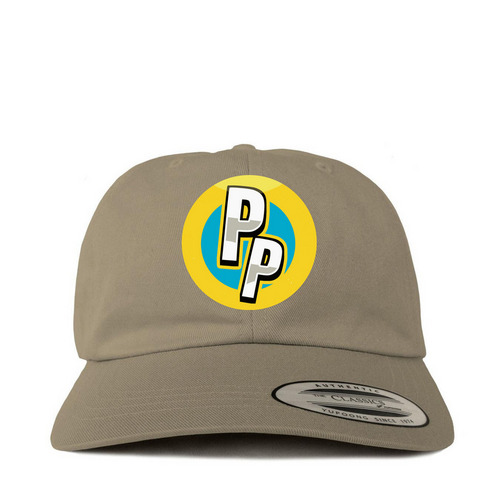 Patterson Packs Logo Hat, a Khaki Printed Classic Baseball Cap