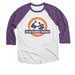 SMI Tees, Tanks, Hoodies, & Sweatshirts, a Purple Rush and Heather White 3/4 Sleeve Baseball Tee