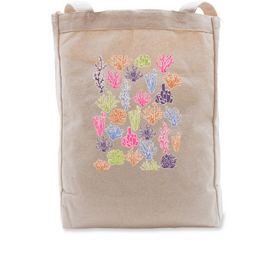 Ocean Gardens, a Natural Recycled Cotton Tote Bag