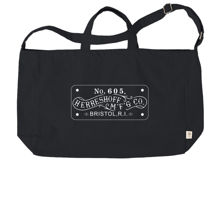 Builder's Plate Tote Bag, a Black Reclaimist G2G Tote Bag