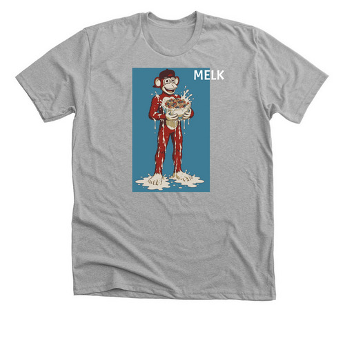 Cambodian Melk, a Athletic Heather Premium Unisex Tee
