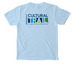Logo Pocket Tee, a Chambray Comfort Colors Pocket Tee (back-view)
