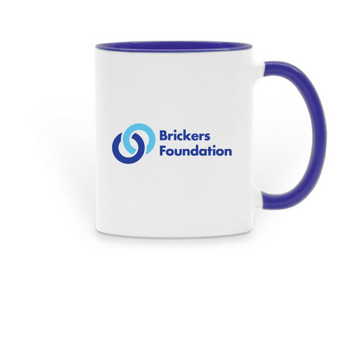 Foundation Two-Tone Mug, a Dark Blue Two-Tone Ceramic Mug