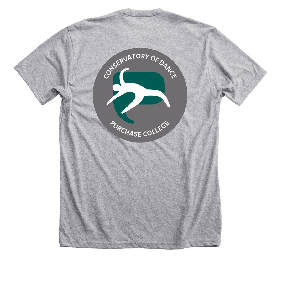 Conservatory of Dance Clothing Drop #1, a Athletic Heather Premium Unisex Tee (back-view)