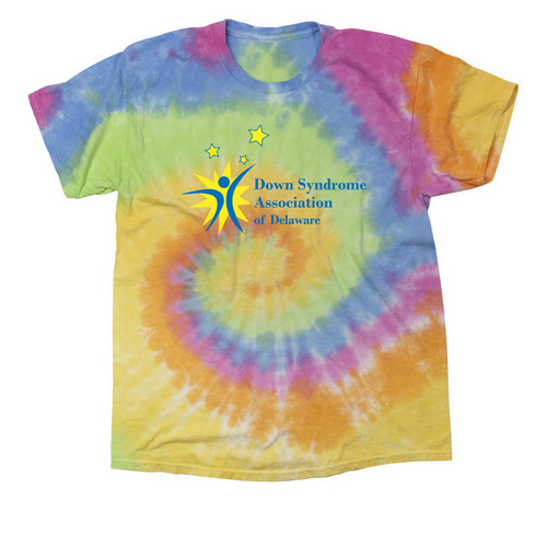 DSA of DE Logo, a Eternity Classic Tie Dye Tee