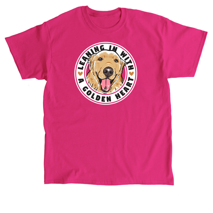 Leaning in with a golden heart, a Heliconia Classic Unisex Tee