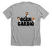 The Big Three, a Athletic Heather Premium Unisex Tee (back-view)