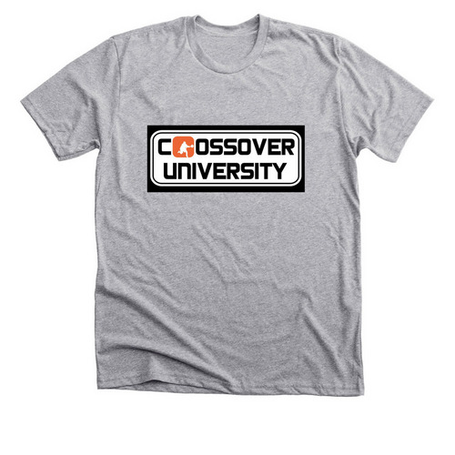 Crossover University&nbsp;, a Athletic Heather Premium Unisex Tee