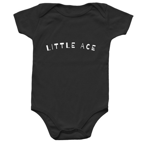 Little Ace Infant - Patch, a Black Infant Onesie