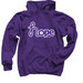 Hope Ribbon, a Purple Pullover Hoodie
