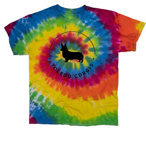 Toledo Corgis Pride Collection, a Moondance Classic Tie Dye Tee